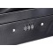 146321Z,Coffret a  monnaie, taille 4 noir/blanc avec serrure a  combinaison 25x19x9 cm
