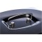 146321Z,Coffret a  monnaie, taille 4 noir/blanc avec serrure a  combinaison 25x19x9 cm