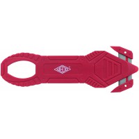 Safety 78864 Coupe-film Basic pour emballage comme les films, cartons, cerclage, certifie TaœV/GS Ultra leger (17 g) Rouge