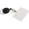 262415501 Clip ceinture 2 en 1 pour cles et cartes a  puce en nylon Argente/noir mat 59,50 cm