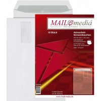 ELEPA - Rossler Enveloppe 30002546 Pochettes d'expedition B4 avec fenetre HK 120 g Blanc