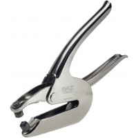 Rapid Pince a  oe’illets Combi 80-300, Pour oe’illets de 3 et 4mm, Capacite 10 Feuilles, Metal, Chrome, 31069426