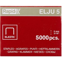 Leitz 31070513 Paquet de 5000 Agrafes 5 mm - Acier Galvanise Elju