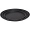  "Gastro" tray, plateau de service noir, plateau en GRP avec surface antiderapante, Ø 27.5 x hauteur 2 cm, noir