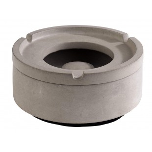  Wind Ashtray "Element" - Cendrier haut de gamme en beton - 3 rainures pour poser une cigarette - cendrier avec dessous protegea