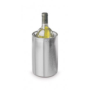 Refroidisseur de bouteilles en acier inoxydable, refroidisseur de bouteilles a  double paroi pour bouteilles de 0,7 a  1,5 litr
