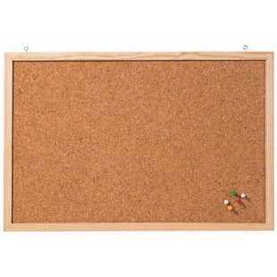 CC-KT6080 Panneau d'affichage en liege Marron 60 x 80 cm