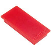 hm2350 01 Aimants 23 x 50 mm, rouge, 23x50mm