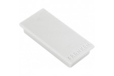 Set de 10 aimants de fixation,force adhesive:1.000 g,50 x 23 mm Gris