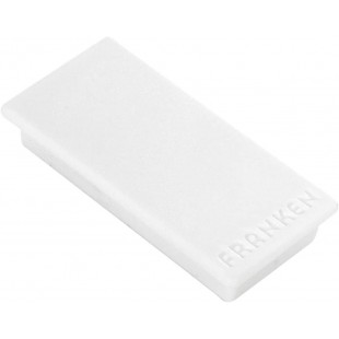 HM2350 09 Aimants,10 pieces, 23 x 50 mm, blanc