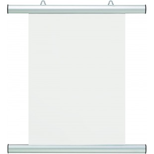 Barre d'affichage aluminium argent 425 mm Haute et Basse