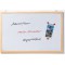 CC-MM3040 E Tableau blanc memo magnetique mural 60 x 40 cm