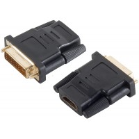 bs77401 DVI-D HDMI Black Cable Interface/Gender Adapter - Cable Interface/Gender Adapters (DVI-D, HDMI, Black)