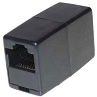 bs75006 RJ45 RJ45 Black Cable Interface/Gender Adapter - Cable Interface/Gender Adapters (RJ45, RJ45, Female/Female, Gold, Black