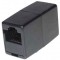 bs75006 RJ45 RJ45 Black Cable Interface/Gender Adapter - Cable Interface/Gender Adapters (RJ45, RJ45, Female/Female, Gold, Black