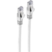 Basic-S, Cat7, 0,25 m - Networking Cables (cat7, 0,25 m, RJ-45, RJ-45, Male/Male, Cat7, U/FTP (STP), White)