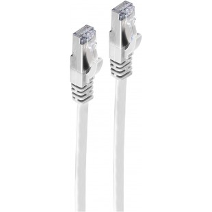 Basic-S, Cat7, 0,25 m - Networking Cables (cat7, 0,25 m, RJ-45, RJ-45, Male/Male, Cat7, U/FTP (STP), White)