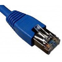 Telegartner patch cable CAT 7 °F-STP LSZH 0.5 m Blue