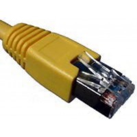Telegartner Cable Patch Cat 7 °f-STP LSZH Jaune 0,5 m