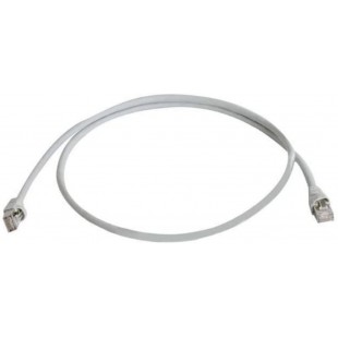 GENERIQUE - cable patch, Cat.7, S-FTP, 1,0 m, gris sans halogene, Blindage par feuillard paire et global par tresses (L00000A008