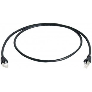 Telegartner Patch Cord mP8 fS 600 LSZH- 3,0 m 3 m Noir - Cable de reseau (3 m, Noir)