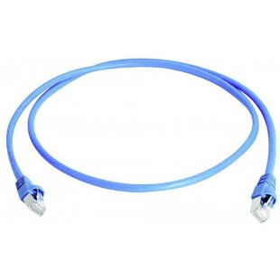 Telegartner Cable de raccordement reseau Informatique RJ45 L00006A0045 Cat 6a S/FTP Bleu 15.00 m