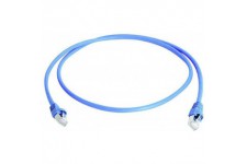 Telegartner Cable de raccordement reseau Informatique RJ45 L00006A0045 Cat 6a S/FTP Bleu 15.00 m