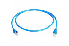 Telegartner Cable de raccordement reseau Informatique RJ45 L00006A0047 Cat 6a S/FTP Bleu 25.00 m