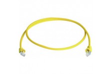 Telegartner Cable de raccordement reseau Informatique RJ45 L00006A0049 Cat 6a S/FTP Jaune 15.00 m