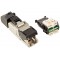 Telegartner J00026A2001 connecteur de fils RJ-45 Noir, Argent - Connecteurs de fils (RJ-45, Noir, Argent)