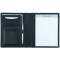 43008 Bormio Porte-Documents A5 en Cuir Nappa Fin Noir Env. 23 x 18 x 2 cm - Porte-Documents pour Documents A5, avec Bloc-Notes 