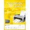 TopStick 8696 etiquettes pour CD A4 ( 117 mm, 100 feuilles, papier, mat) auto-adhesives, imprimables, autocollantes permanente p