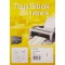 TopStick - Pochette de 100 Etiquettes autocollantes Multi-usages (210 x 297 mm) Personnalisables et Imprimables, Impression lase