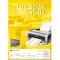 TopStick - Pochette de 8400 etiquettes autocollantes multi-usages (46 x 11,1 mm) Personnalisables et imprimables, Impression las