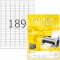 TopStick - Pochette de 1890 etiquettes autocollantes multi-usages (25,4 x 10 mm) Personnalisables et imprimables, Impression las