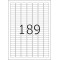 TopStick - Pochette de 1890 etiquettes autocollantes multi-usages (25,4 x 10 mm) Personnalisables et imprimables, Impression las