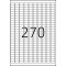 TopStick - Pochette de 27000 Etiquettes autocollantes Multi-usages (17,8 x 10 mm) Personnalisables et Imprimables, Impression la