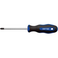 50845110180 Tournevis d'atelier 2K PH1, Argent/bleu, 80 mm