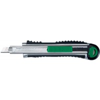 1664000200 PROF-Couteau Cutter 1664 Petit, Argent/Vert/Noir, 9 mm