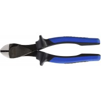 50812121842 Pince coupante diagonale, Argent/Noir/Bleu, 180 mm