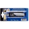 50813406280 Cles males coudees, Argent/Noir/Bleu, Set de 7 pieces