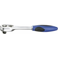  50825101680 Cliquet reversible, Bleu/Argent, 1/4" 150 mm