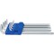 50813498280 Tournevis Torx coudes long, Argent/noir/bleu, Set de 9 Pieces