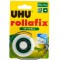 UHU Rollafix, Adhesif, Devidoir avec Recharge, 25 m x 19 mm, Invisible avec autre Adhesif