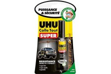 Uhu Colle Tout Super Colle de Reparation Instantanee Sans Solvant, 7g