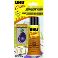 Uhu Creativ' Colle pour Bois et Materiaux Naturels - 38 ml