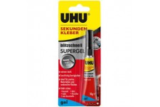 Colle instantanee UHU - Supergel - Ultra rapide Supergel 10 g