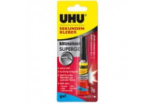 Uhu 45565 colle gel tout usage extra-puissante sans odeur 3 g