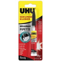 UHU 634283 Colle Instantanee Pipette 10 g