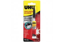 UHU 634283 Colle Instantanee Pipette 10 g